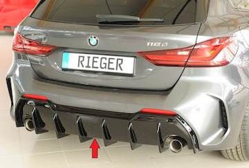 Rieger  Heckeinsatz nur für M-Sport-Paket-Heckschürze