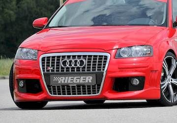 Rieger  Spoilerstoßstange R-Frame  auch für A3 (8P) 3-tür. Facelift 06.05-06.08