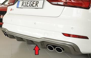 Rieger Rieger Heckeinsatz Carbon Look nur S3 (8V) Limousine / Cabrio