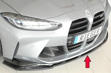 Rieger Rieger Spoilerschwert schwarz glänzend für orig. Frontschürze
