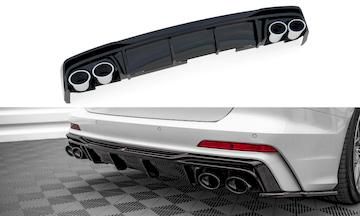 Heckansatz---Endschalldampfer-Sportauspuff-Attrappe-Audi-S6---A6-S-Line-C8_AU-A6-C8-SLINE-RS1G-RS1RG-CHROME