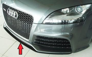 Rieger Rieger Spoilerschwert schwarz glänzend für orig. Frontschürze Audi TT RS (8J)