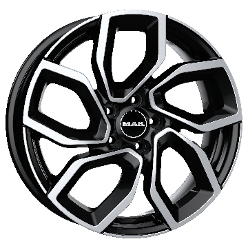 MAK, APOLLO, 17x7.5, 5x110, ET 38, BLACK MIRROR