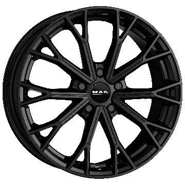 MAK, ASPHALT, 20x8.5, 5x130, ET 35, GLOSS BLACK