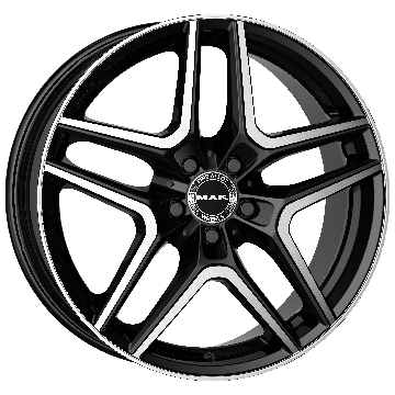 MAK, AURUM, 19x9, 5x112, ET 55, BLACK MIRROR