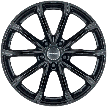 MAK, DaVinci4, 17x5, 4x100, ET 40, GLOSS BLACK
