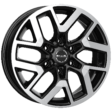 MAK, GRAVEL, 17x7, 6x120, ET 50, BLACK MIRROR