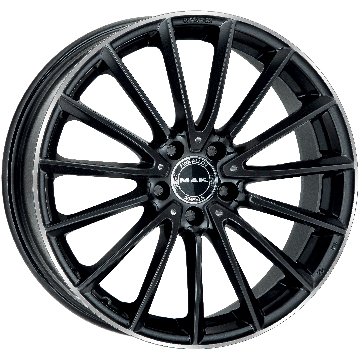 MAK, KOMET, 21x10, 5x112, ET 35, GLOSS BLACK MIRROR RING