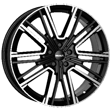 MAK, KULT, 20x8, 5x112, ET 47, BLACK MIRROR