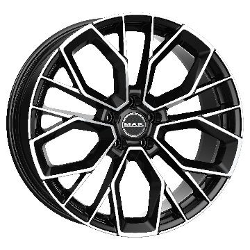 MAK, STILO, 21x8.5, 5x108, ET 45, BLACK MIRROR