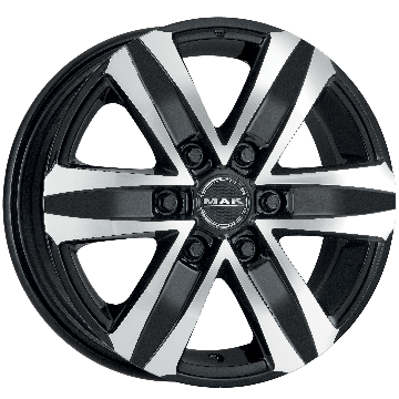 MAK, STONE6, 20x8.5, 6x130, ET 60, BLACK MIRROR