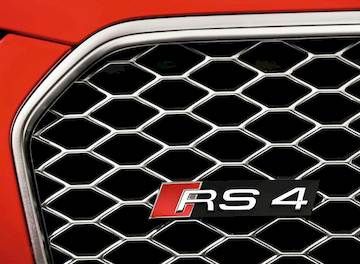 Rieger Audi RS4-Logo (B8) für RS4-Kühlergrill ab Facelift