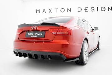 Heckansatz-Audi-A5-S-Line-Sportback-8T-Version-mit-einseitigem-Doppelauspuffendrohr_AU-S5-1-SB-RS1GOO_