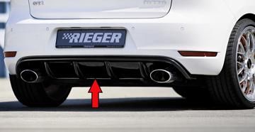 Rieger Rieger Heckeinsatz schwarz glänzend