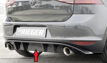 Rieger Rieger Heckeinsatz schwarz glänzend