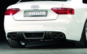 Rieger Rieger Heckschürzenansatz Carbon Look