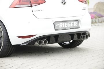 Rieger Rieger Heckeinsatz schwarz glänzend