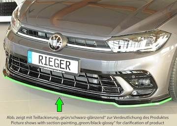 Rieger  Spoilerschwert für orig. GTI-/R-Line Frontschürze