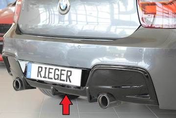 Rieger  Heckeinsatz nur für M-Paket-Heckschürze, nur 135i