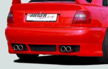 Rieger  Heckansatz RS-Four-Look  für 4-Rohr-Auspuffanlage, ab Modell 1999