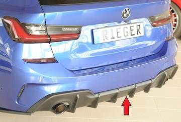 Rieger  Heckeinsatz nur für M-Sport-Paket-Heckschürze