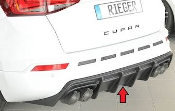 Rieger  Heckeinsatz Für Fzg. ohne Anhängekupplung