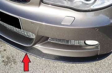 Rieger Carbon Spoilerschwert für BMW 1er, E82/88 nur für orig. M-Paket Frontschürze