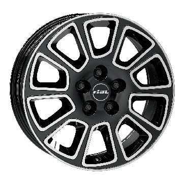 RIAL, Transporter 2, 18x7.5, 5x130, ET 52, diamond-black
