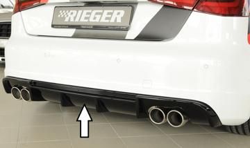 Rieger Rieger Heckeinsatz (Typ: 88142) schwarz glänzend