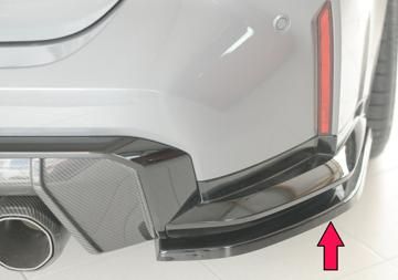Rieger Rieger Heckschürzenansatz seitlich rechts schwarz glänzend