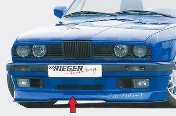 Rieger  Spoilerlippe (E30 RT01) bei Lim. ab Bj 9/87, Cabrio ab 10/90!!