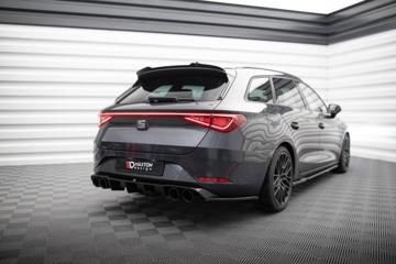 Heckansatz---Endschalldampfer-Sportauspuff-Attrappe-Seat-Leon-ST-FR-Mk4_SE-LE-4-FR-ST-RS2G-RS2RG-CHROME