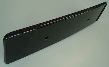 Rieger Kennzeichenauflage schwarz glänzend nur für RS5-Kühlergrill (B8) passend !!!