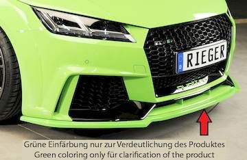 Rieger  Spoilerschwert für orig. TT-RS Frontschürze
