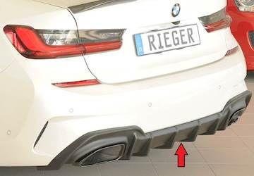 Rieger  Heckeinsatz nur für M-Sport-Paket-Heckschürze