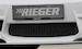 Rieger BMW-Kunststoffgitter mittig, schwarz für Spoilerstoßstange 35030/31/32/33/41/43