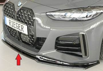 Rieger  Spoilerschwert für orig. M-Sport-Paket-Frontschürze in Vorber.