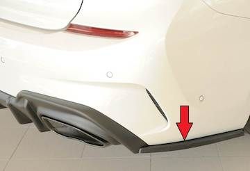 Rieger  Heckschürzenansatz seitlich rechts für RIEGER Heckeinsatz (nur M340i / M340d)