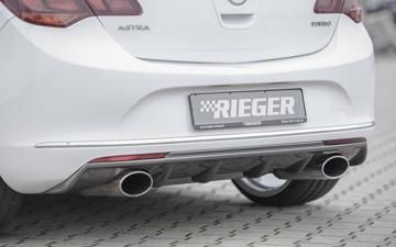Rieger Rieger Heckeinsatz Carbon Look