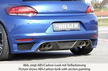 Rieger Rieger Heckschürzenansatz Carbon Look