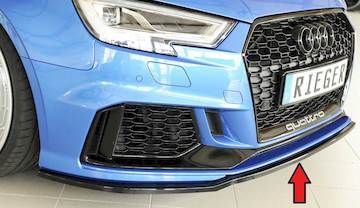Rieger  Spoilerschwert für orig. RS3-Frontschürze