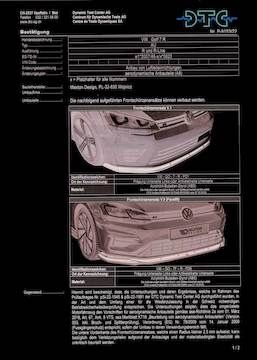 Maxton Design DTC Frontlippe Fussgängerschutz
