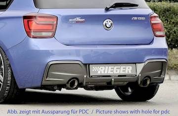 Rieger M-Paket Heckschürze ohne Heckeinsatz 055-067 für Fzg. ohne PDC