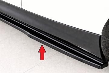 Rieger Rieger Seitenschwelleransatz schwarz glänzend für orig. M-Paket-Seitenschweller