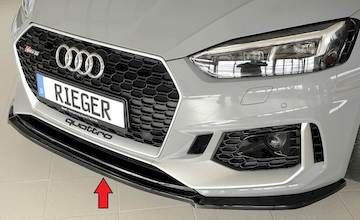 Rieger  Spoilerschwert für orig. RS5-Frontschürze