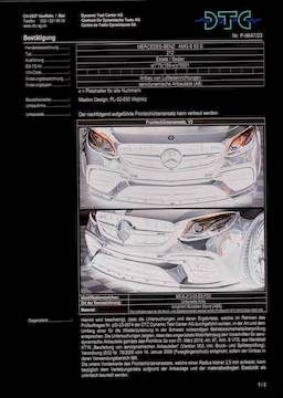 Maxton Design DTC Frontlippe Fussgängerschutz, Mercedes S213 / W213 E63 AMG Prefacelift 