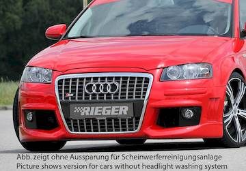 Rieger  Spoilerstoßstange R-Frame  auch für A3 8P (3-tür.) Facelift 06.05-06.08