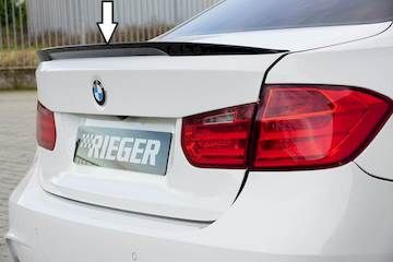 Rieger BMW M Performance Heckklappenspoiler schwarz-matt, BMW M3 F80 Limousine