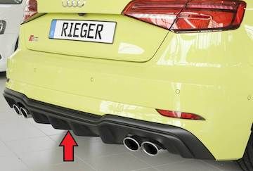Rieger  Heckeinsatz nur S3 (8V) Schrägheck / Sportback