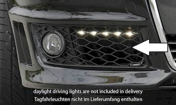 Rieger Lufteinlassblende, rechts, A4 (8H) Cabrio für Spoilerstoßstange 55260/61/62/63